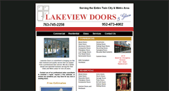 Desktop Screenshot of lakeviewdoors.com