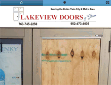 Tablet Screenshot of lakeviewdoors.com